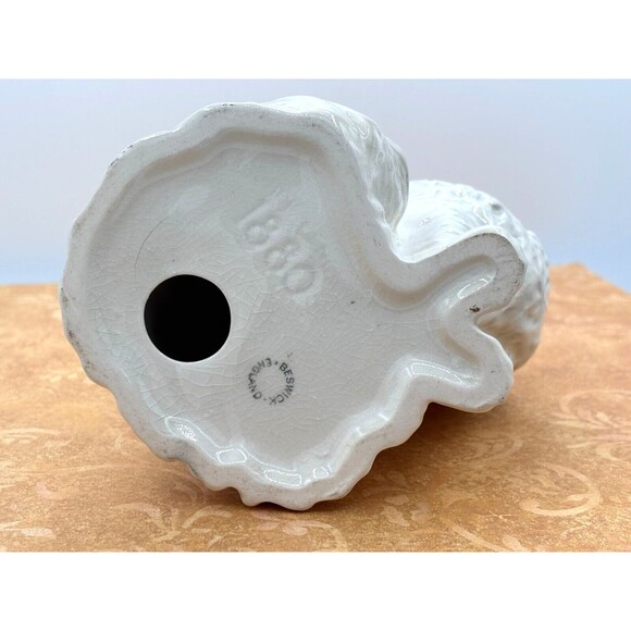 Beswick England Persian White Seated Cat Figurine #1880 Albert Hallam 5.25"h VTG - Picture 9 of 16